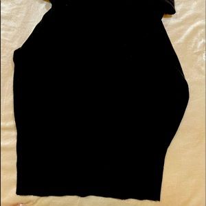 Black turtle neck sweater